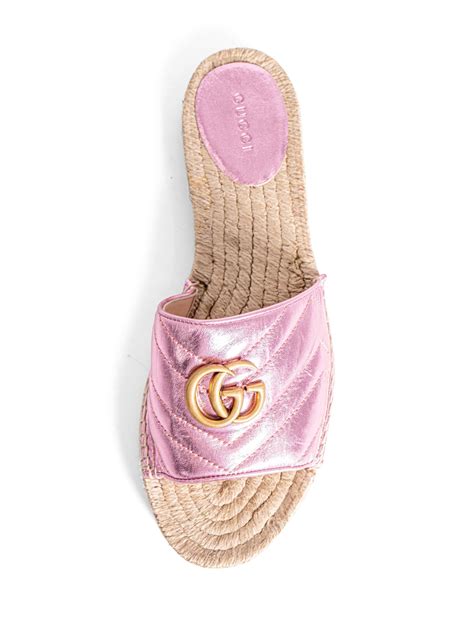 gucci slides yes or no|authenticate Gucci marmont raffia slides.